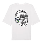House of Mess: Grills Oversized Tee - Moon Soldier